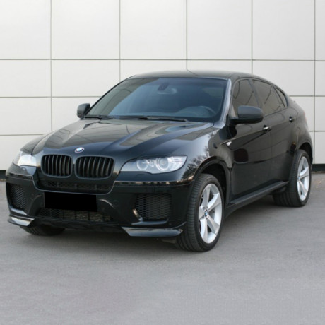 Клыки на передний бампер "GT" для BMW X6 купить недорого с доставкой в Каменск-Шахтинский
