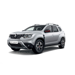 Защита порогов с алюм. площадкой d51мм ИСКРА (ППК) RENAULT Duster (2021-н.в.)