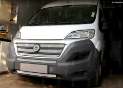Защита радиатора "Standart" Fiat Ducato (2014-н.в.) хром