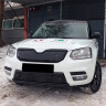 Зимний экран нижний, (текстурный пластик) для Skoda Yeti City (2013-2018) купить недорого с доставкой в Каменск-Шахтинский
