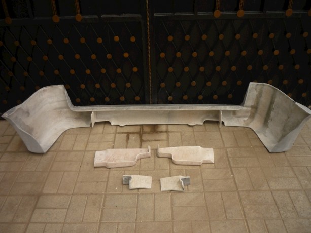 силовой задний бампер стеклопластиковый в сборе для У@З 3163 p@triot (2015-2017) рестайлинг) купить недорого с доставкой в Каменск-Шахтинский