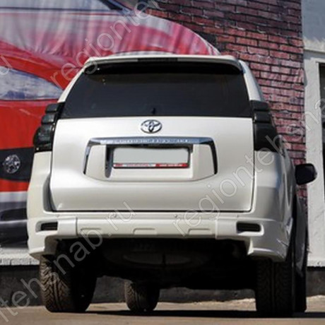 Накладка (юбка) заднего бампера "JAOS" (2 части) для Toyota Land Cruiser 150 Prado (2009-2014) купить недорого с доставкой в Каменск-Шахтинский