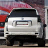 Накладка (юбка) заднего бампера "JAOS" (2 части) для Toyota Land Cruiser 150 Prado (2009-2014) купить недорого с доставкой в Каменск-Шахтинский