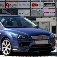 Накладка (юбка) переднего бампера "MS" для Ford Focus 2 (2004-2008)