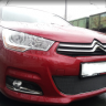 Защита радиатора "Standart" Citroen C4 (2010-2015) чёрная купить недорого с доставкой в Каменск-Шахтинский
