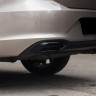 Имитация выхлопа BLACK (черный глянец) для Volkswagen Polo Liftback (2020-2023) купить недорого с доставкой в Каменск-Шахтинский