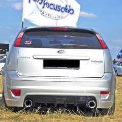 Диффузор заднего бампера &quot;Sport&quot; для Ford Focus 2 (хэтчбек) 3-5D (2004-2008)