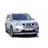 Защита переднего бампера «Труба двойная» (d63,5) для Nissan X-trail (2011-2015)(Окрашенное) купить недорого с доставкой в Каменск-Шахтинский