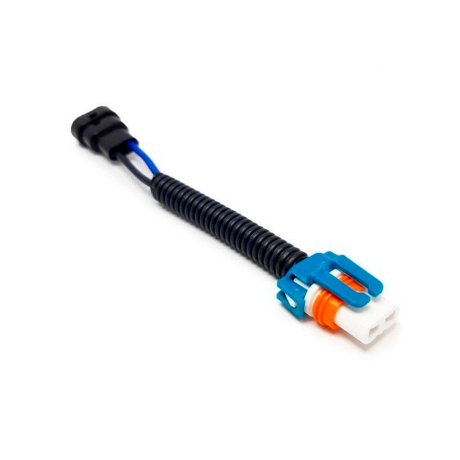 Разъем под лампу HB4 (9006) керамический (с проводами сечением 1,0 кв.мм, длина 120 мм) с ответной частью - разъемом штыревым купить недорого с доставкой в Каменск-Шахтинский