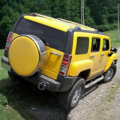 Защитный бокс для запасного колеса Hummer H2, H3