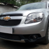 Защита радиатора "Standart" Chevrolet Orlando (2009-2015) низ, чёрная купить недорого с доставкой в Каменск-Шахтинский