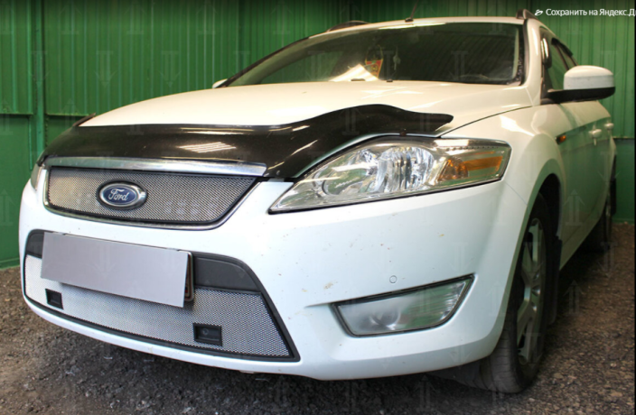Защита радиатора "Standart" Ford Mondeo IV (2007-2010) низ с парктроником, хром купить недорого с доставкой в Каменск-Шахтинский