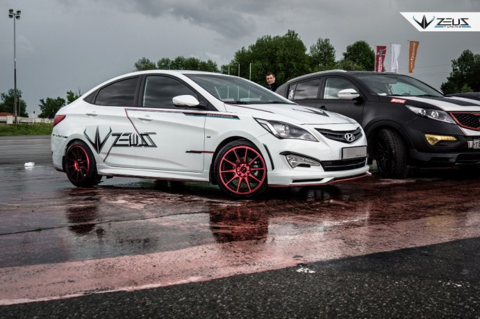 Аэродинамический обвес "ZEUS" Hyundai Solaris 2015-н.в. Рестайлинг купить недорого с доставкой в Каменск-Шахтинский