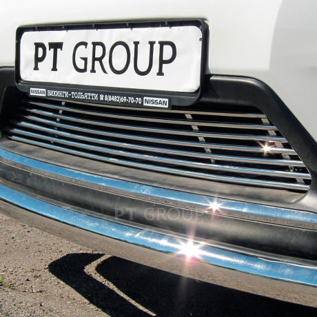 Накладка на решетку бампера (Без парктроника) O10мм (НПС) NISSAN X-Trail (2015-н.в.) купить недорого с доставкой в Каменск-Шахтинский