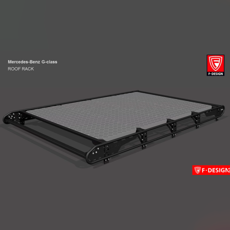 Багажник Mercedes-Benz G-Class 5 дверный (с окрашенной алюминиевой платформой) купить недорого с доставкой в Каменск-Шахтинский