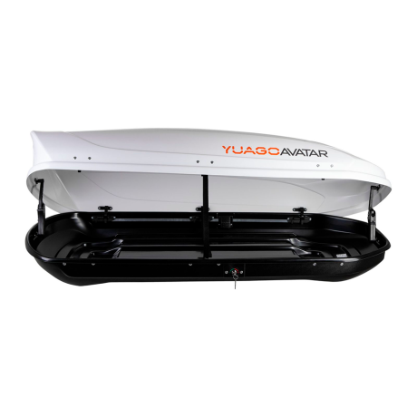 Автобокс YUAGO Avatar (тиснение) (EuroLock), белый, 460л купить недорого с доставкой в Каменск-Шахтинский