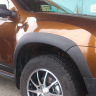 Накладки на крылья (8 шт) (ABS) RENAULT Duster (2016-2020 г.в.) купить недорого с доставкой в Каменск-Шахтинский