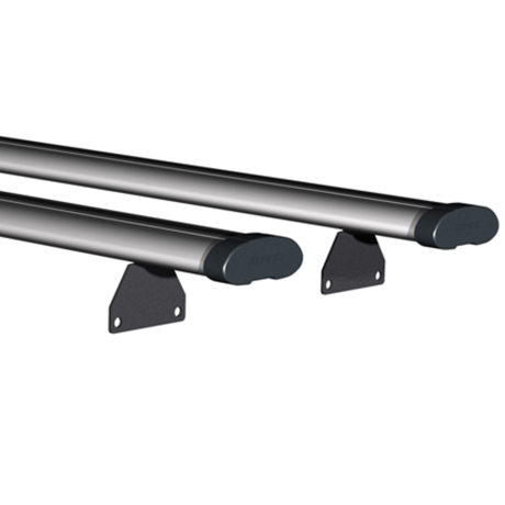 Багажники АЭРО с высоким кронштейном на рейлинги с боковым креплением Серый купить недорого с доставкой в Каменск-Шахтинский
