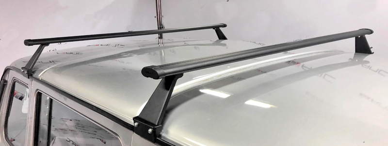 Багажники АЭРО с креплением за водосток для L@DA Niv@ Legend Серый купить недорого с доставкой в Каменск-Шахтинский