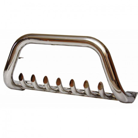 Кенгурин с защитой двигателя «Акула» (d76) для Toyota Land Cruiser Prado 120 (2002-2009)(Окрашенное) купить недорого с доставкой в Каменск-Шахтинский