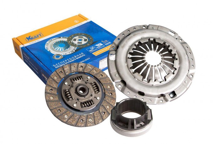 Комплект сцепления в сборе Chevrolet Aveo (04-) 16кл OBERKRAFT, к-т 2 купить недорого с доставкой в Каменск-Шахтинский