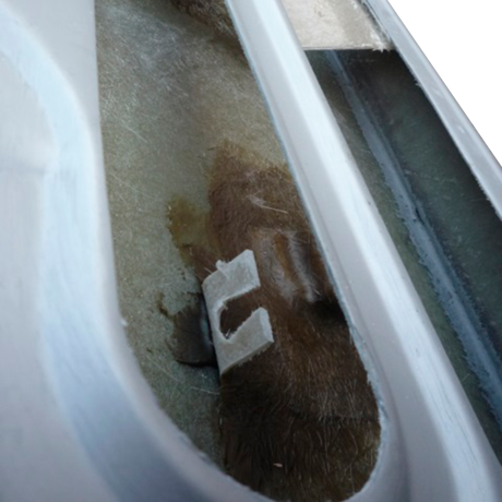 Дверь боковая левая стеклопластиковая для B@3 2121 "L@DA 4х4" купить недорого с доставкой в Каменск-Шахтинский