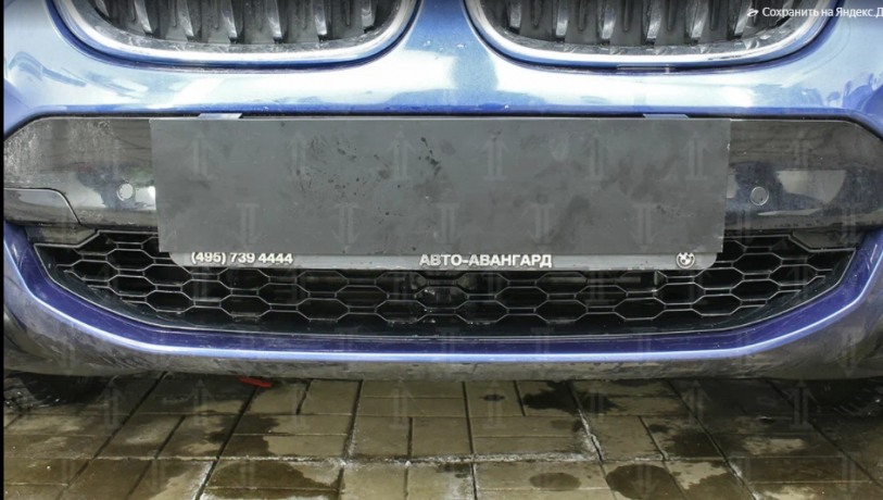 Защита радиатора "Standart" BMW X3 (2017-2021) чёрная купить недорого с доставкой в Каменск-Шахтинский