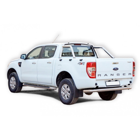 Защитная дуга багажника (d63,5) для Ford Ranger (2011-2015)(Нерж. Сталь) купить недорого с доставкой в Каменск-Шахтинский