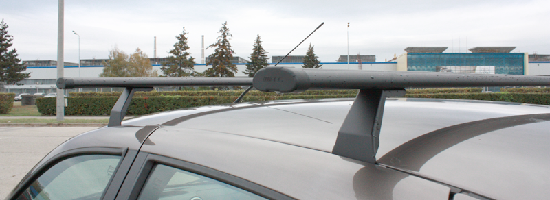 багажники аэро с креплением в штатные места для b@3 1117-1119 "l@da K@LIN@" серый купить недорого с доставкой в Каменск-Шахтинский