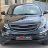 Решетка радиатора (сетка в комплекте) var №1 для KIA Sportage (3rd)(2010-2016) купить недорого с доставкой в Каменск-Шахтинский