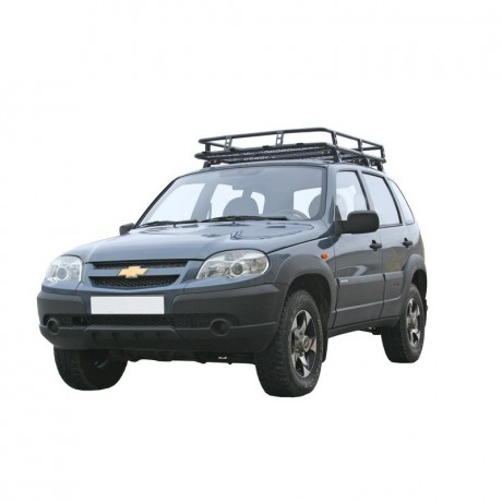 Багажник экспедиционный «Трофи» B@3 2123 "Chevrolet Niv@" (С сеткой) купить недорого с доставкой в Каменск-Шахтинский