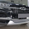 Защита радиатора "Standart" Chery Tiggo 8 (2018-н.в.) хром купить недорого с доставкой в Каменск-Шахтинский